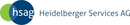 Logo hsag Heidelberger Services AG in Heidelberg